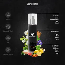 BRAVOMAN Trail Long Lasting Perfume For Men - 120ml image 4