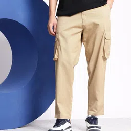 Aeropostale Men Casual Cotton Stretchable Cargos Trousers-image-38