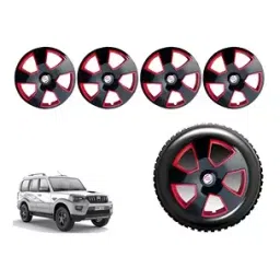 Auto Pearl ScBR02 R17 Press Type Wheel Hubcap with Retention Ring 432 mm (17 inch) for Mahindra Scorpio Mhawk (Pack of 4 Pcs)-picture-17