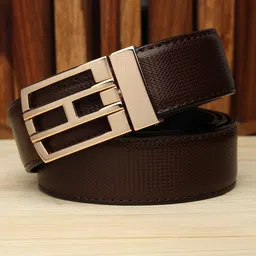 WINSOME DEAL Men Textured Formal Belt image 1