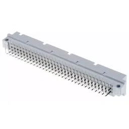 RS PRO 96 Way 2.54 mm Pitch, Type C Class C2, 3 Row, Right Angle DIN 41612 Connector, Plug, 251419 image 2