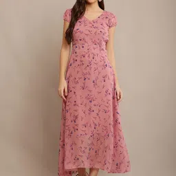 Raabta Fashion Women Floral Printed Maxi Dress-picture-40