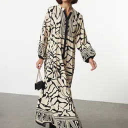Trendyol Women Printed Shift Maxi Dress-picture-35