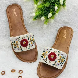 Kethi Fashion Women Mojaris Flats-picture-35