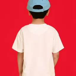 NUSYL Boys Typography Printed Cotton Oversized T-shirt image 4