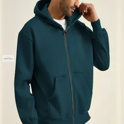 Parona Men Fleece Lightweight Open Front Jacket-picture-14