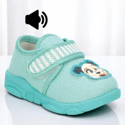 Lil Lollipop Dog Patch Detailed Musical Shoes - Light Green-picture-12