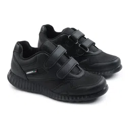 LIBERTY Velcro Closure School Shoes - Black image 3