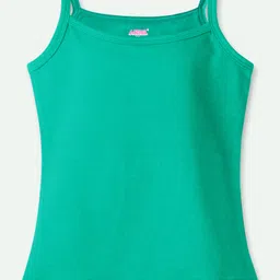 Ariel Cotton Lycra Knit Pack Of 5 Sleeveless Solid Camisoles - Green Red Purple & Pink image 4