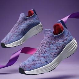 OFF LIMITS Royce Jr Boys Mesh Walking Slip-On Non-Marking Shoes-picture-11