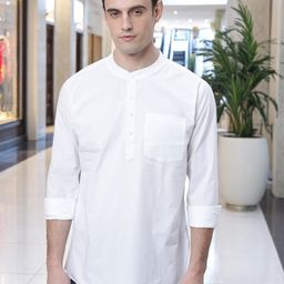 Kryptic Men Solid Cotton Kurta-picture-23