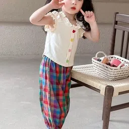 LULU & SKY Girls T-shirt with Palazzos image 2