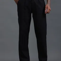 The Roadster Lifestyle Co Men Relaxed Fit Trousers-image-15