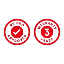 RS PRO Adhesive Pre-Printed Adhesive Label-Serviced By-. Quantity: 140, 7587983 Bag of 140 Pcs image 2