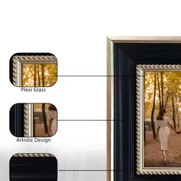 Art Street Black 2 to 4 Pieces MDF Table Photo Frames image 4