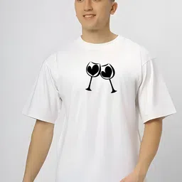 KAIDO Graphic Printed Round Neck Drop-Shoulder Sleeves Oversized Casual T-Shirt-picture-16