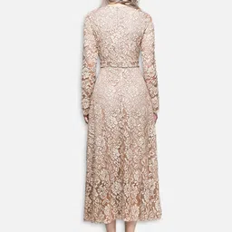 JC Collection Khaki Midi Dress image 5