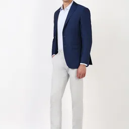 Peter England Elite Self Design Slim-Fit Single-Breasted Formal Blazer image 2