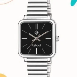 REBOOT Men Dial & Stainless Steel Bracelet Style Straps Analogue Watch sh_New156_151 Black image 1