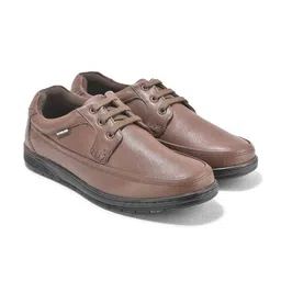 Woodland Men Round Toe Leather Formal Derbys image 2