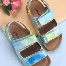 Pine Kids Sandals with Velcro Closure - Blue-picture-17