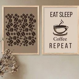 WALLLANE Brown Wood Wall Art-picture-13