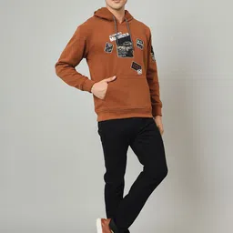 Duke Men Printed Hooded Sweatshirt image 4