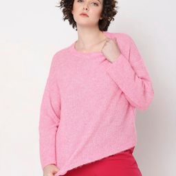 Vero Moda Self Design Round Neck Pullover-picture-46