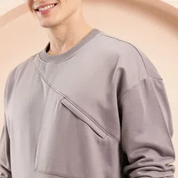 Mast & Harbour Men Panelled Sweatshirt image 5