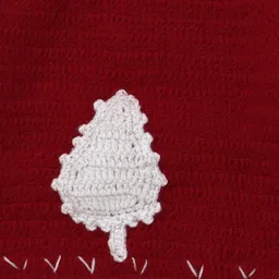 CHUTPUT Unisex Red Solid Pullover image 5