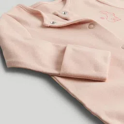 mothercare Girls Pack of 3 Printed Cotton Sleepsuit image 3