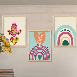 walllane Modern Wall Art With Frame Home Decor Wall Painting For Living Room Office Bedroom-picture-21