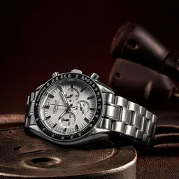 QORUM INDIA Men Brass Dial & Stainless Steel Bracelet Style Straps Analogue Watch G102-picture-49