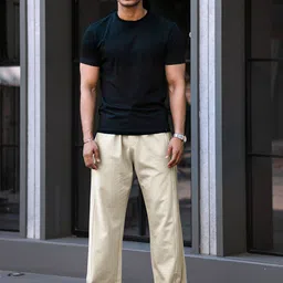 Maniac Men Cotton Mid-Rise Joggers image 4