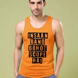 KIK33 Printed Cotton Scoop Neck Gym Vest-picture-14