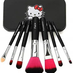 JAAYANSHA TYA 6155 Makeup Kit with 7 Black Makeup Brush, 1 Lipstick, Fixer, Primer, Contour, Foundation, 3in1 Eye Combo, 36H, Kajal and 1 Beauty Blender - (Pack of 19) image 3