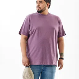 Snitch Plus Size Round Neck Pure Cotton T-Shirt image 3