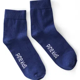 Pine Kids High Ankle Length Text Design Socks Pack of 3 - Multicolour image 3