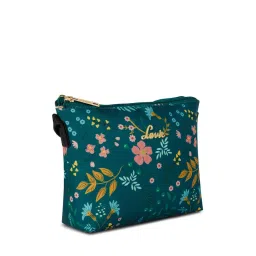 Lavie Tessie Floral Green Polyester Pouch image 2