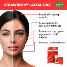 Vaadi Herbals Strawberry Facial Bar image 2