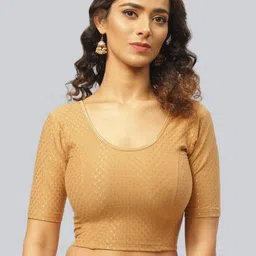 Fressia Fabrics Woven Design Saree Blouse-image-29