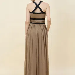 aayu Chiffon Fit & Flare Maxi Dress image 4