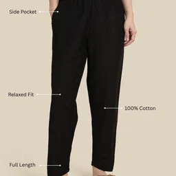 Kryptic Pure Cotton Relaxed Fit Lounge Pants image 4