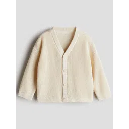 H&M Waffle-Knit Cardigan image 1