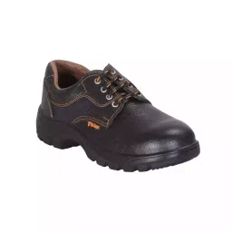 Vin Cooper Steel Toe Safety Shoes PU Sole Low Ankle Black Buff Leather Size UK 10, VC001-picture-37