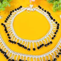 AamNa Enterprises Silver-Plated Anklet-picture-29