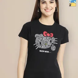 Metronaut Women Typography 2 Printed T-shirt-image-37