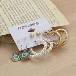 Crazy Fashion Pack Of 3 Contemporary Studs Earrings-image-69