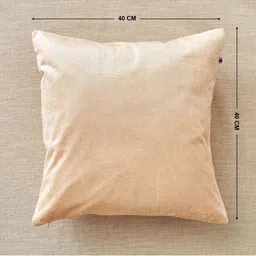 Home Centre Vele Elemental Beige 2 Pieces Square Cushion Covers image 3