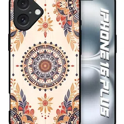 QRIOH Abstract Printed iPhone 16 Plus Back Case Mobile Accessories image 5